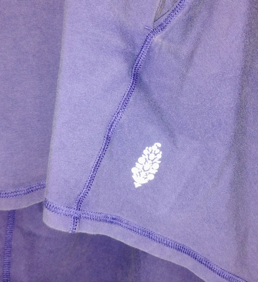 Free People FP MOVEMENT Hot Shot High-Low Layer Dark Amethyst Small Purple - Picture 4 of 7